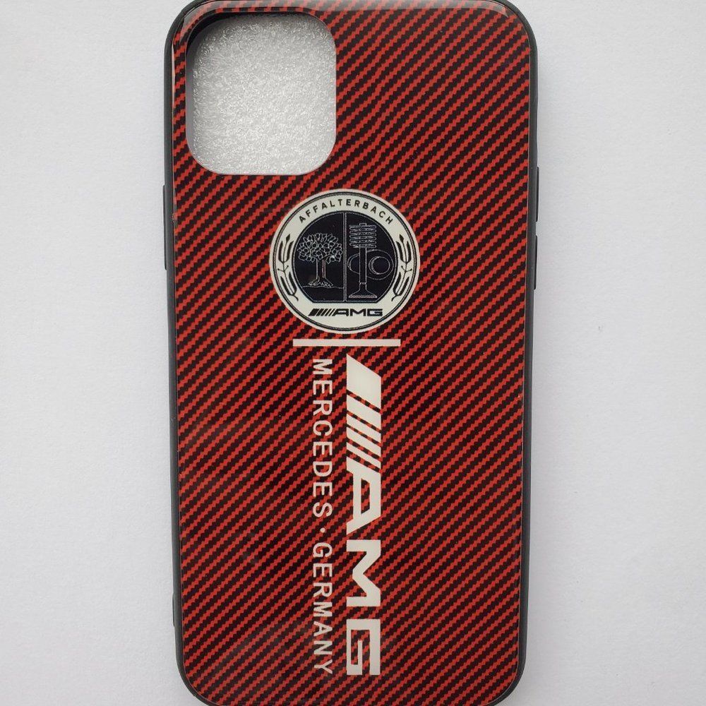 Mercedes AMG Red Carbon Mix iPhone Case 11 Pro